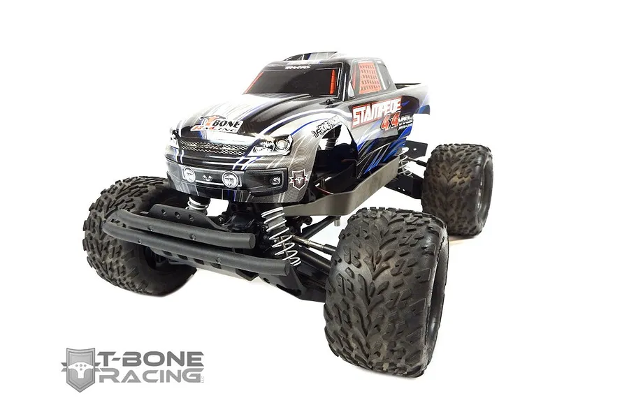 T-Bone Racing Black Traxxas Stampede 4x4 Front XV4 Bumper image 4
