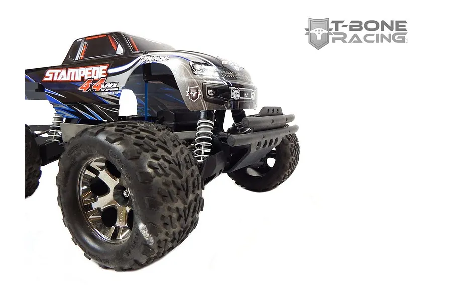 T-Bone Racing Black Traxxas Stampede 4x4 Front XV4 Bumper image 7