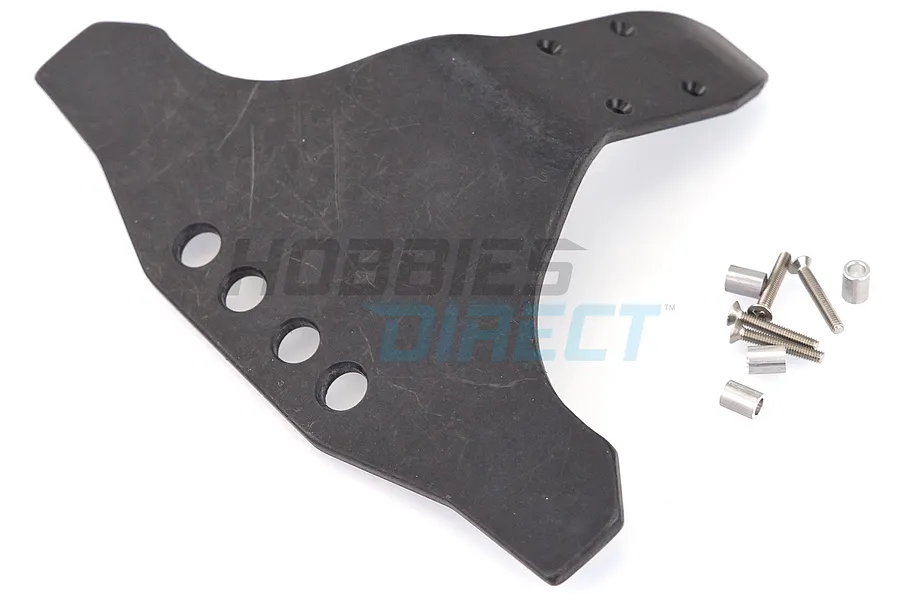 T-Bone Racing Black Traxxas 1/16 Summit Front Thrasher2 Bumper w/ 4x LED Mounting Holes image 2