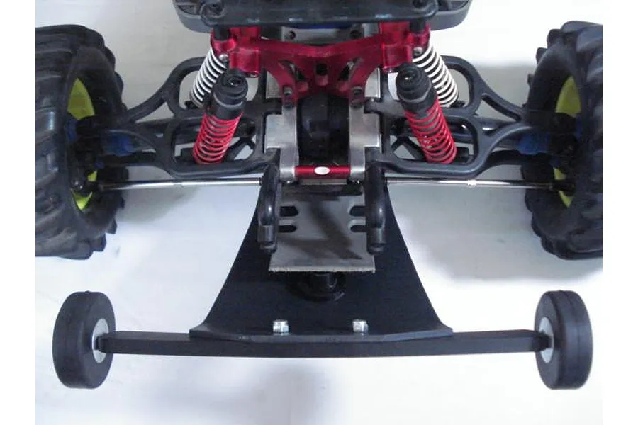 T-Bone Racing Black Traxxas E-Maxx Rear V4 Bumper &amp;amp; Wheelie Bar image 31618