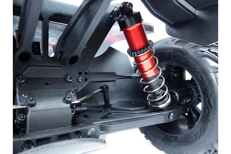 T-Bone Racing Black ARRMA Kraton Rear A-Skids &amp;amp; Mud Guard for Suspension Arm Set image 31633