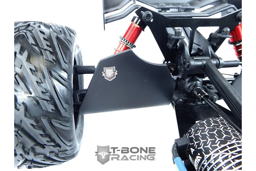 T-Bone Racing Black ARRMA Kraton Rear A-Skids &amp;amp; Mud Guard for Suspension Arm Set image 31634