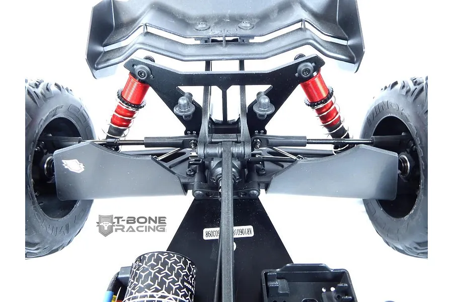 T-Bone Racing Black ARRMA Kraton Rear A-Skids &amp;amp; Mud Guard for Suspension Arm Set image 31635