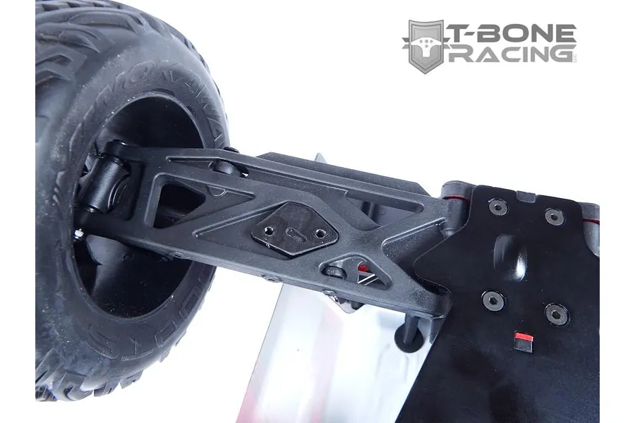 T-Bone Racing Black ARRMA Kraton Rear A-Skids &amp;amp; Mud Guard for Suspension Arm Set image 31638