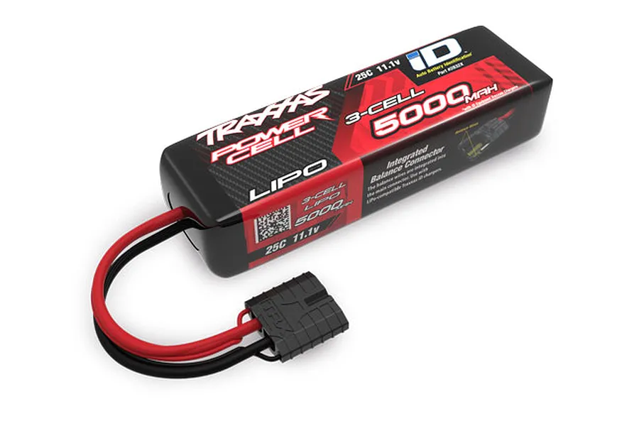 Traxxas Power Cell 11.1v 5000mAh 25C iD LiPo Battery image 31943