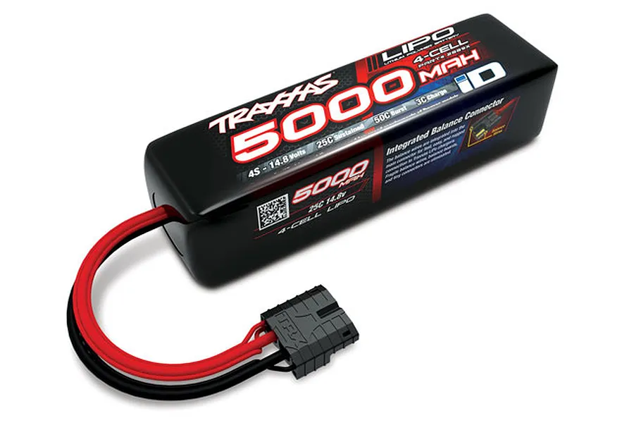 Traxxas Power Cell 14.8v 5000mAh 25C iD Soft Case LiPo Battery image 31944