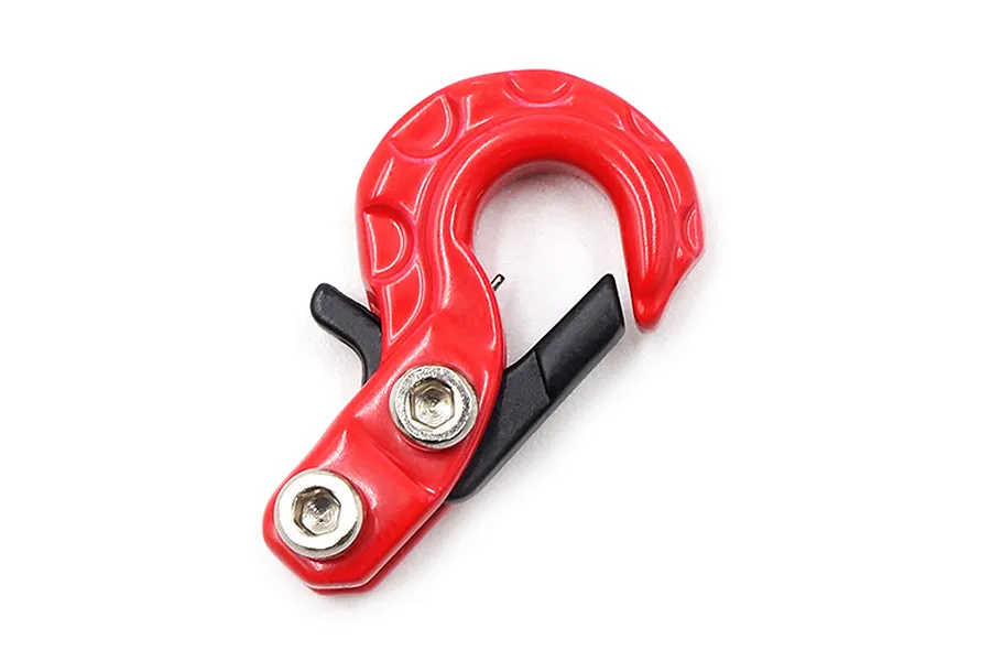 Yeah Racing 1/10 Red Aluminium Winch Hook w/ Safety Latch image 32030