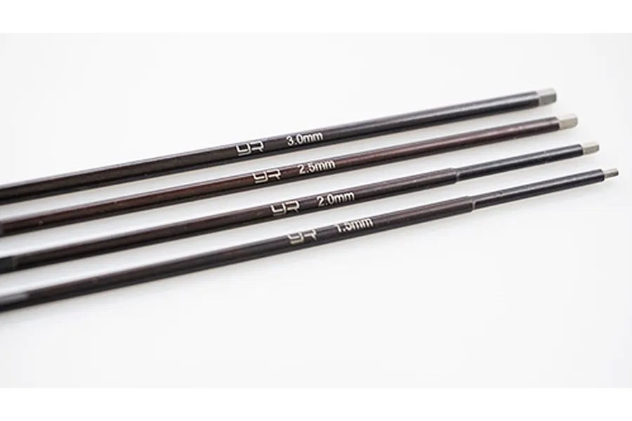 Yeah Racing Super Hard Steel 2.5mm Replacement Long Tip for Hex Driver 2Pcs image 32051