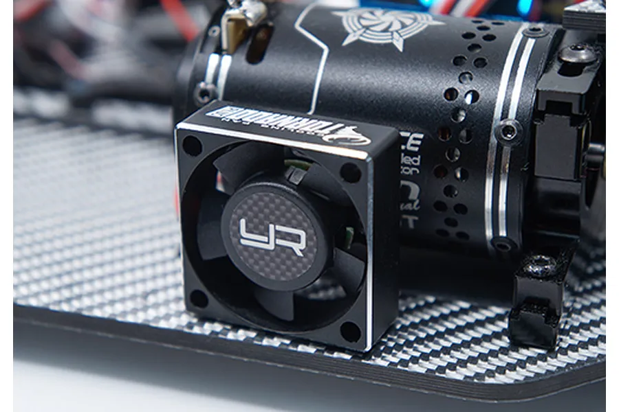 Yeah Racing Black Aluminium Case Tornado Plus 30x30x10mm High Speed Cooling Fan image 32061