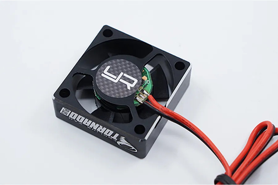 Yeah Racing Black Aluminium Case Tornado Plus 30x30x10mm High Speed Cooling Fan image 32062