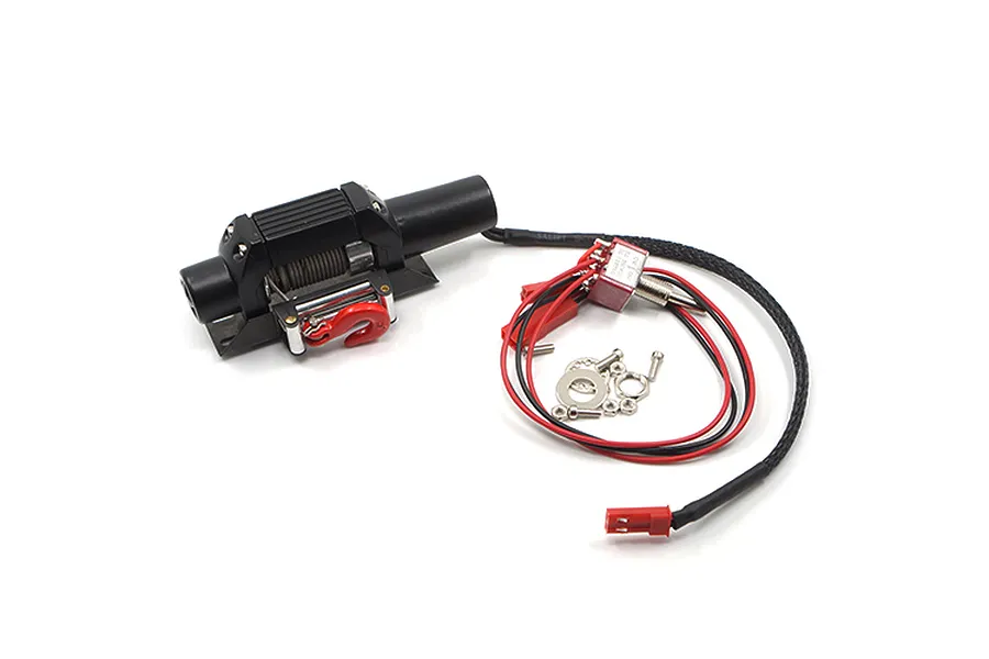 Yeah Racing 1/10 Black Rock Crawler Winch w/ Metal Wire &amp;amp; Control Unit image 32098