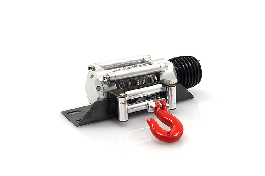 Yeah Racing 1/10 Silver Rock Crawler Winch w/ Metal Wire &amp;amp; Control Unit image 32104