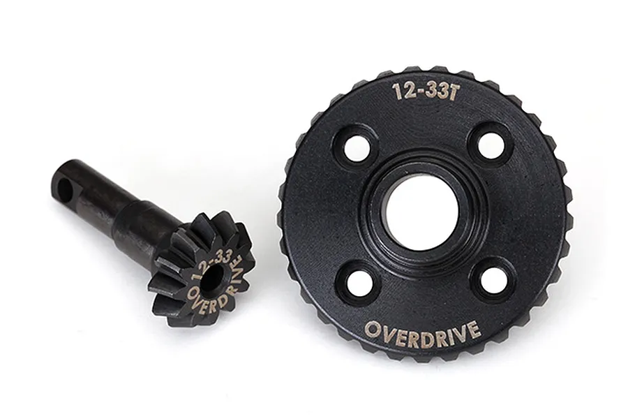 Traxxas TRX-4 12T/33T Machined Overdrive Crown &amp;amp; Pinion Differential Gears image 32120