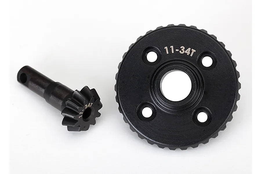 Traxxas TRX-4 11T/34T Machined Crown &amp;amp; Pinion Differential Gears image 32121