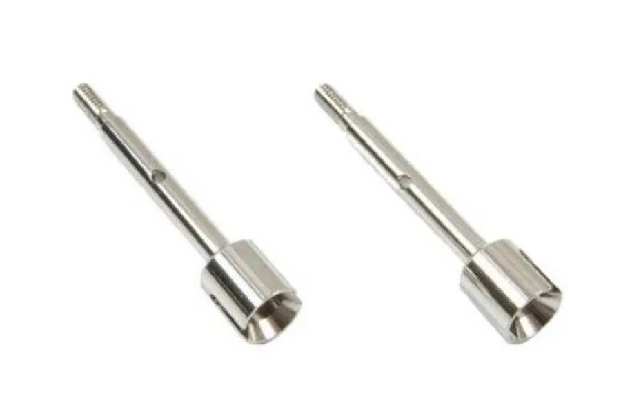 Tamiya Metal Long Wheel Axles 2Pcs image 32254