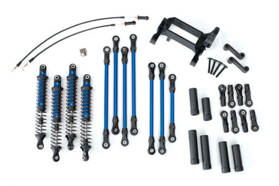 Traxxas TRX-4 Blue Complete Long Arm Lift Kit image 32267