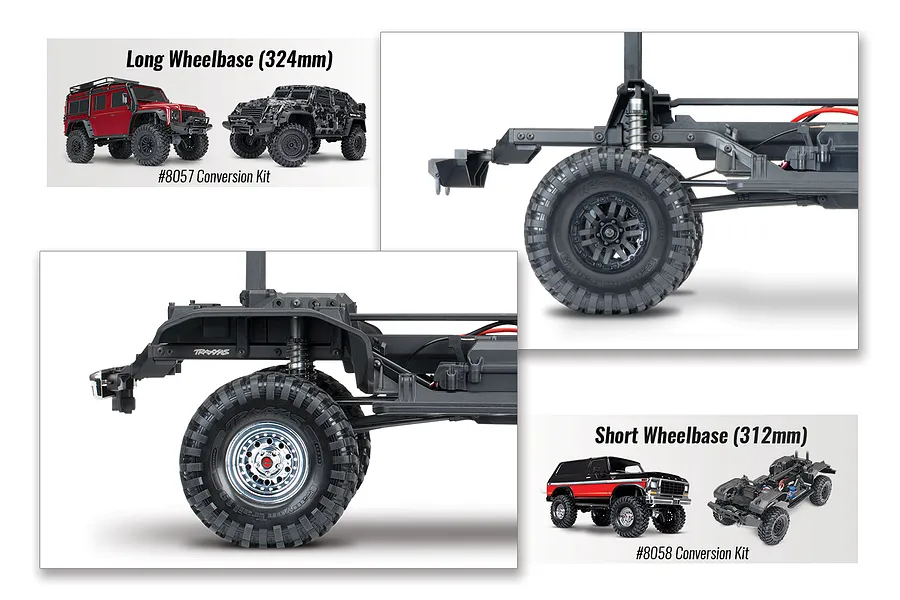 Traxxas TRX-4 Long to Short Wheelbase Conversion Kit image 32274