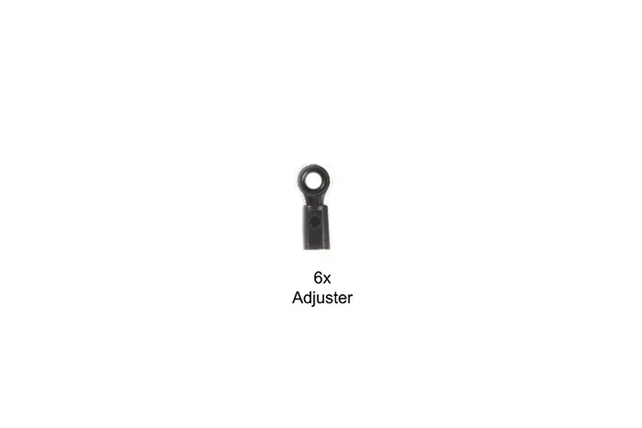 Tamiya Plastic 5mm Rod Ends 6Pcs image 32286