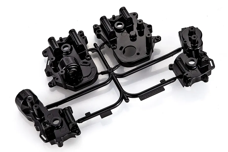 Tamiya Black Plastic Gear Box Case Set (Parts Bag G) image 32302