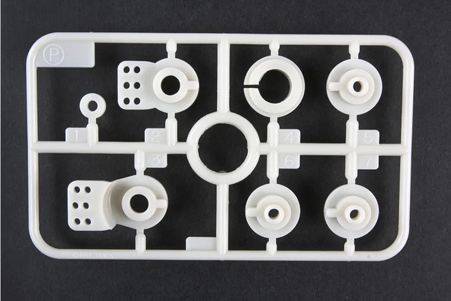 Tamiya Grey Servo Saver Horn Set (Parts Bag P) image 32347