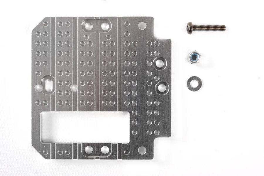 Tamiya Silver Aluminium Truck Coupler Lever Plate image 32348