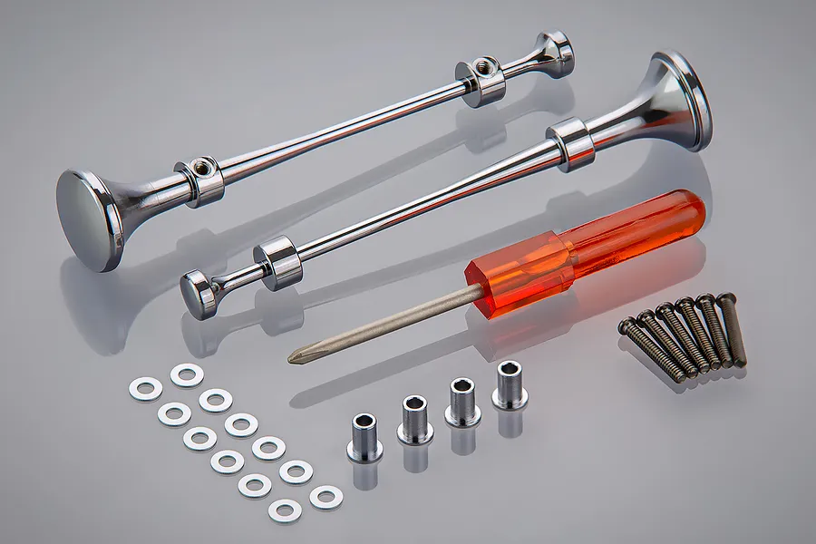 Tamiya 1/14 Truck Metal Air Horn Set image 32349