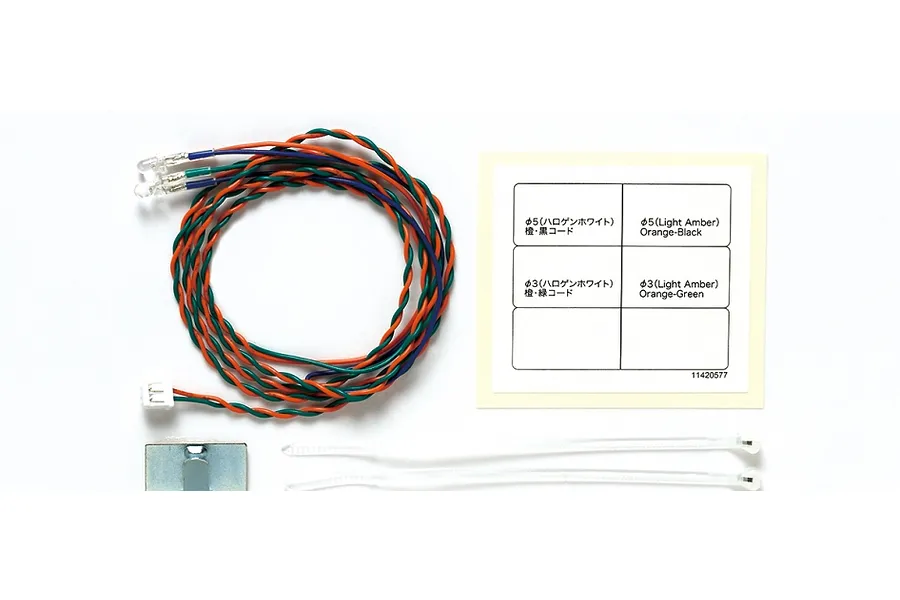 Tamiya 3mm Amber LED Lights for MFC-01 image 32352