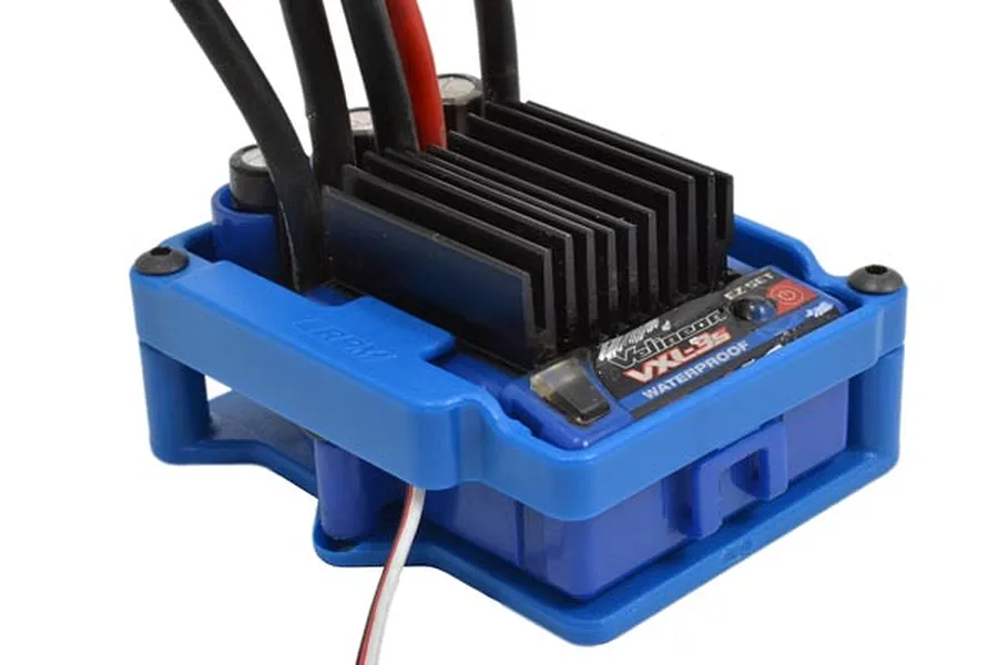 RPM Blue Traxxas VXL-3S ESC 3355R Cage/Mount Set image 32444