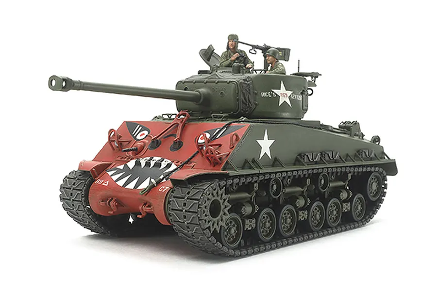 Tamiya 1/35 U.S. M4A3E8 Easy Eight Sherman Tank Scaled Plastic Model Kit image 32499