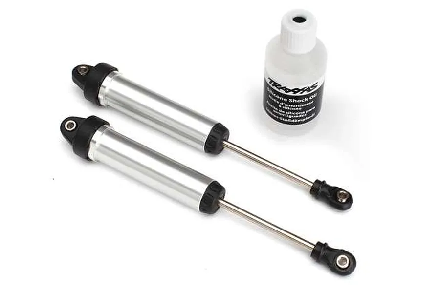 Traxxas UDR Silver Aluminium Front 134mm GTR Shocks Assembled w/ Shock Oil 2Pcs image 32517