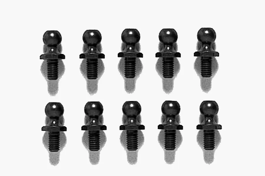 Tamiya Aluminium Fluorine Coated 5mm Pivot Balls 10Pcs image 32531