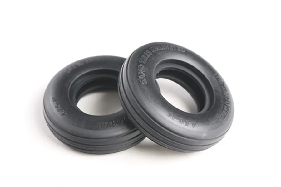 Tamiya 1.5&amp;quot; Rubber Front Tyres 2Pcs image 32550