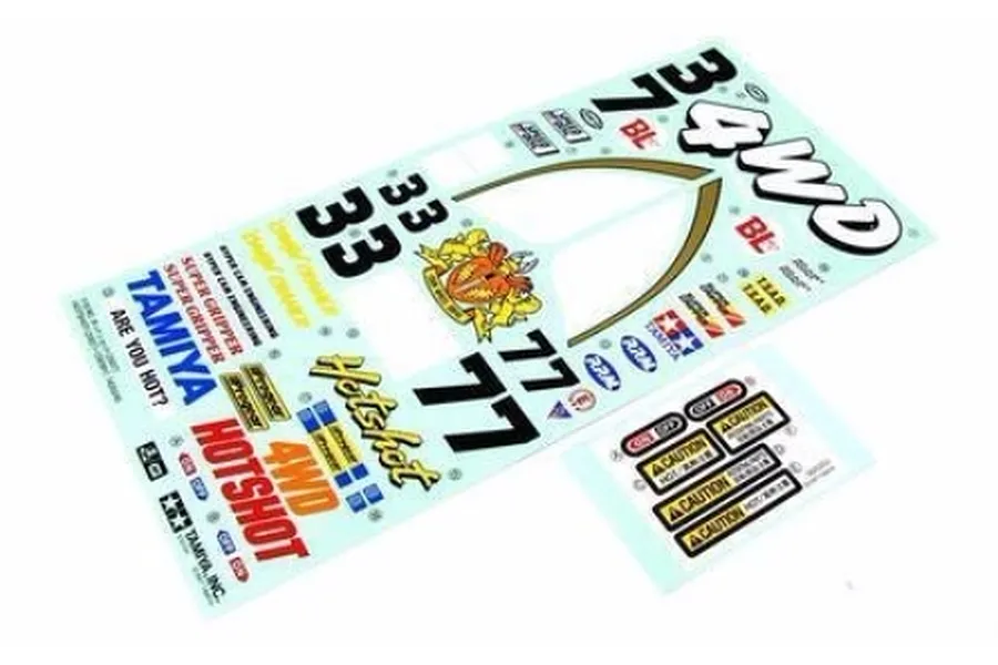 Tamiya Hotshot Sticker and Decal Sheet image 32561