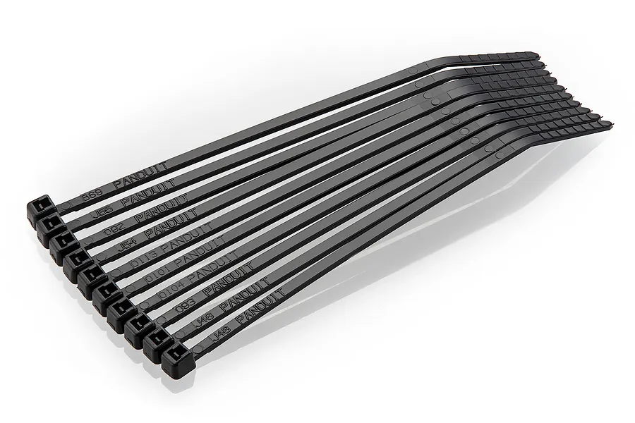 Tamiya 78x2.7mm Black Cable Ties 10Pcs image 32578