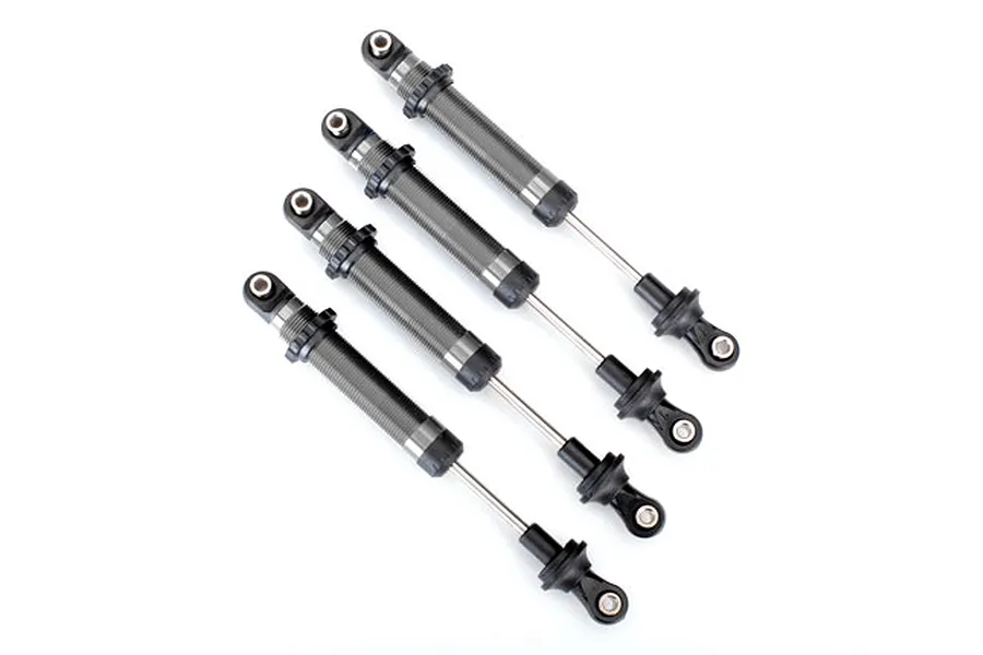Traxxas TRX-4 Silver Aluminium GTS Shocks Assembled w/o Springs 2Pc image 32616