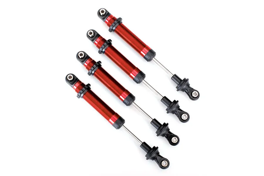 Traxxas TRX-4 Red Aluminium GTS Shocks Assembled w/o Springs 2Pc image 32618