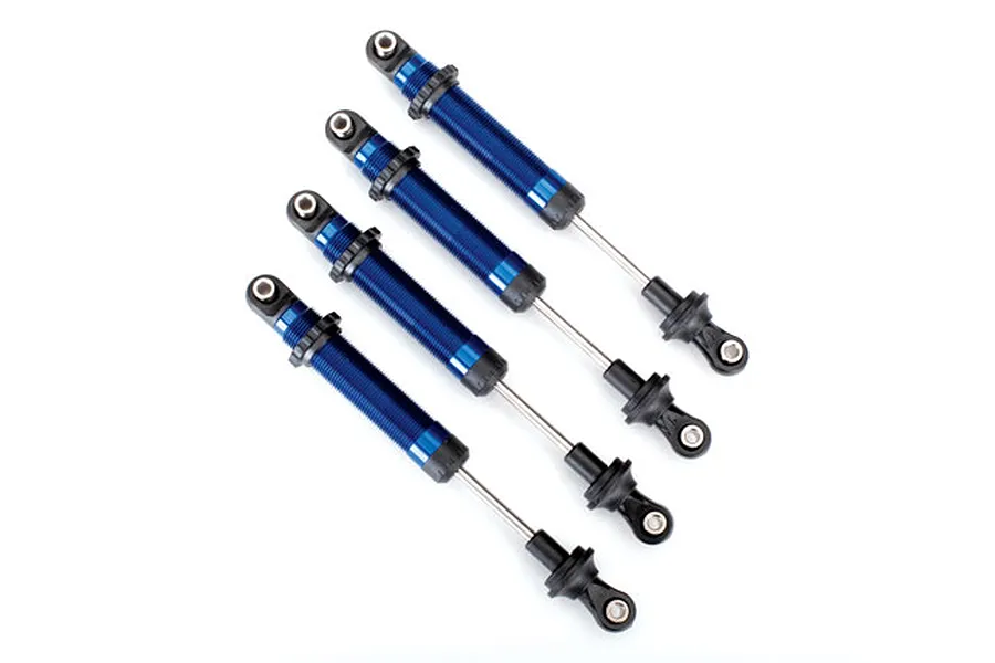 Traxxas TRX-4 Blue Aluminium GTS Shocks Assembled w/o Springs 2Pc image 32619
