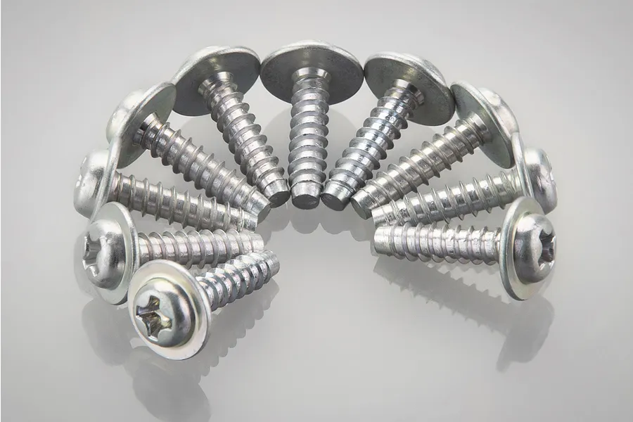 Tamiya 3x12 Coarse Thread Washer Head Screws 10Pcs image 32631