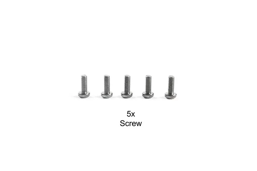 Tamiya 3x8mm Fine Thread Binder Head Screws 5Pcs image 32648