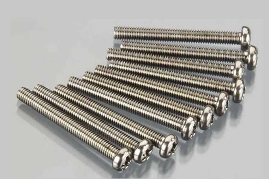 Tamiya 3x27mm Fine Thread Binder Head Screws 10Pcs image 32652