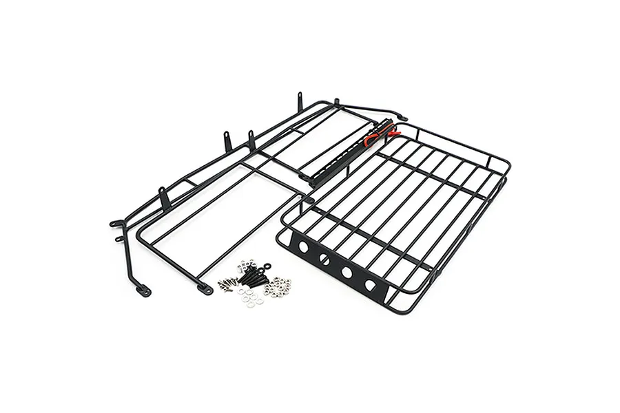Yeah Racing TRX-4 Metal Roll Cage w/ Luggage Tray &amp;amp; Super Bright LED Light Bar image 32732