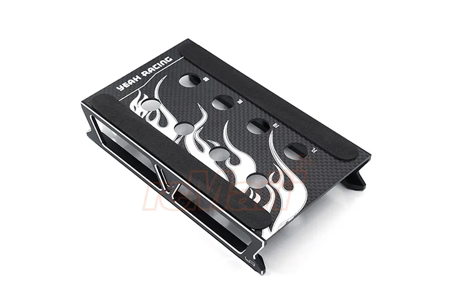 Yeah Racing 1/10 Black Aluminium &amp;amp; Carbon Fibre Multi Function Car Stand image 32793