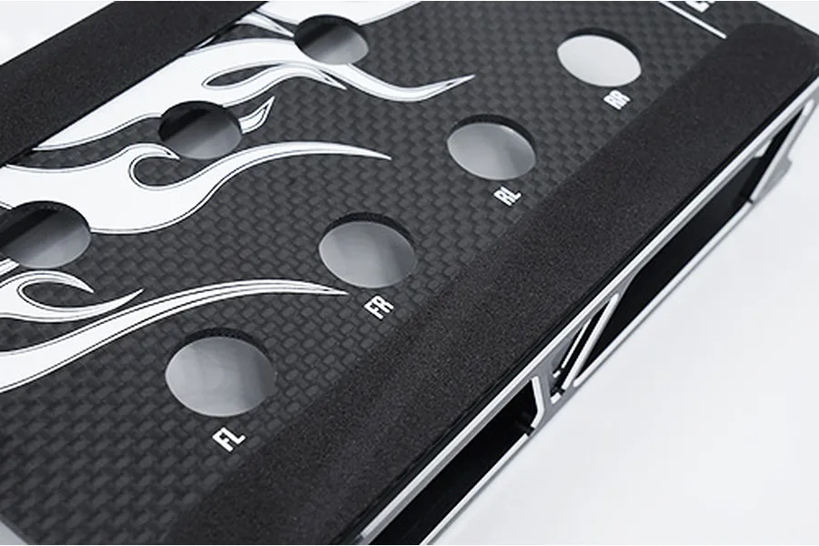 Yeah Racing 1/10 Black Aluminium &amp;amp; Carbon Fibre Multi Function Car Stand image 32795