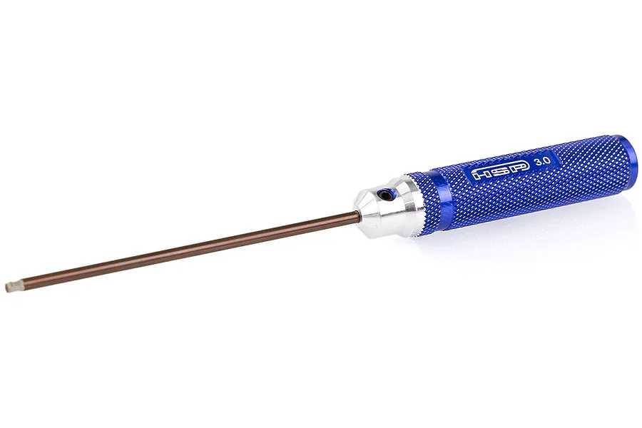 HSP Blue Aluminium 3.0mm Ball Hex Driver image 32969