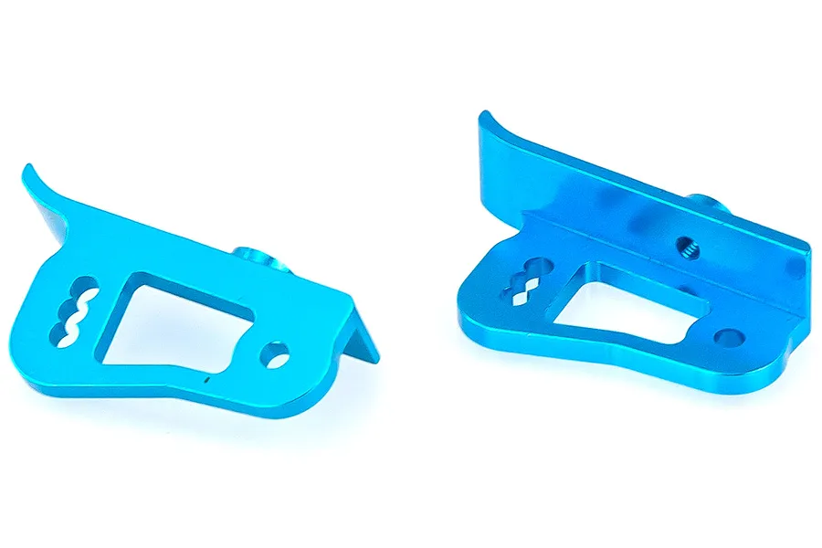 HSP 1/8 Blue Aluminium Wing Mount 2Pcs image 33000
