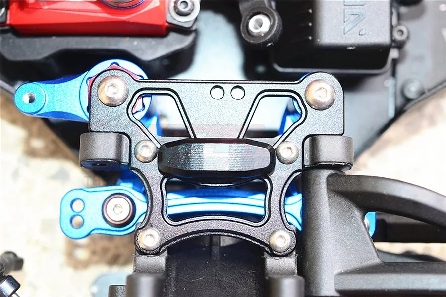 GPM Red Aluminium ARRMA Kraton, Talion &amp;amp; Typhon Front Top Brace image 33069