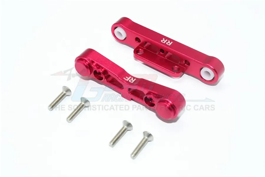 GPM Aluminium Rear Lower Suspension Arm Pin Brace - Red image 33078