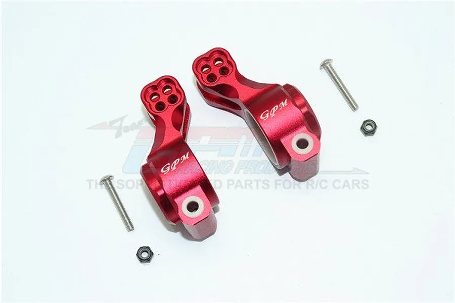 GPM Red Aluminium ARRMA Senton Rear Hubs 2Pcs image 33133