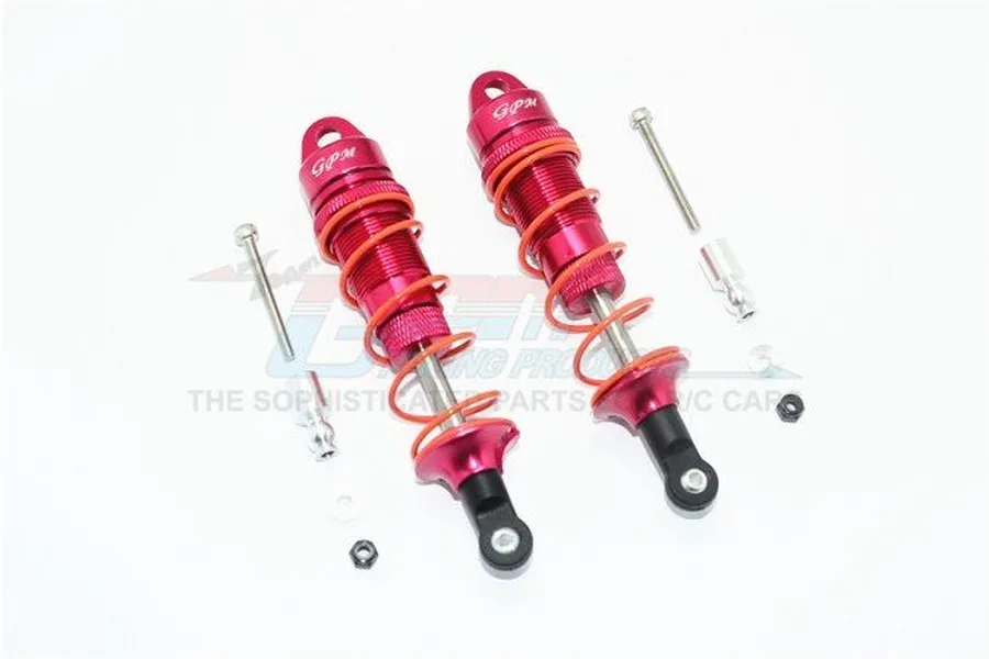 GPM Red Aluminium ARRMA Senton Complete 100mm Adjustable Shocks w/ Mounting Hardware image 33159