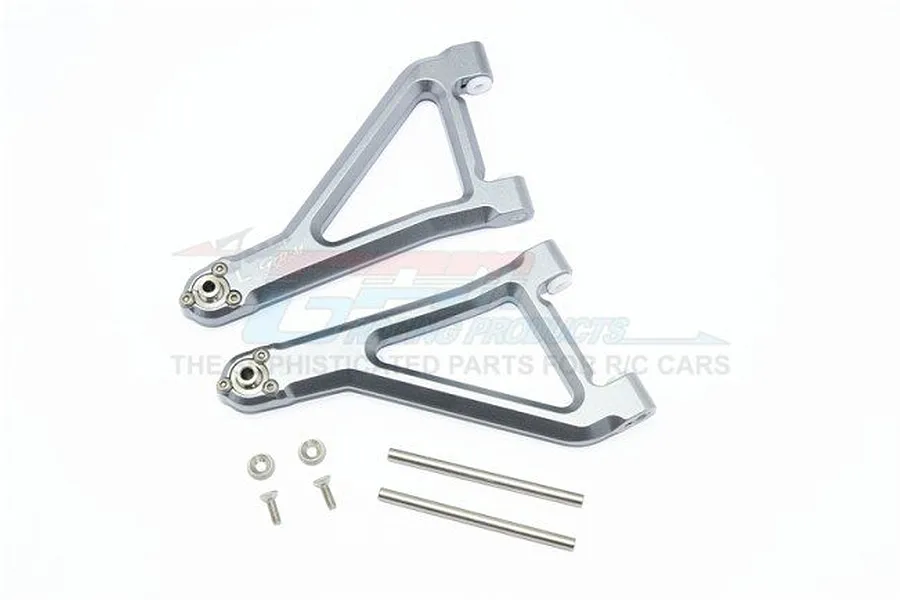 GPM UDR Silver Aluminium Front Upper Left &amp;amp; Right Suspension Arms 2Pcs image 33189